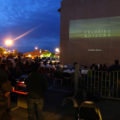 Guerilla Drive-In showing in Watsonville in support of the Watsonville Brown Berets