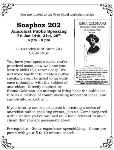 Soapbox 202: Public Speaking workshop