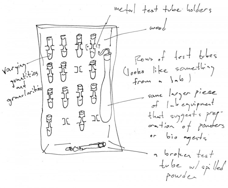 Test Tube Sketch